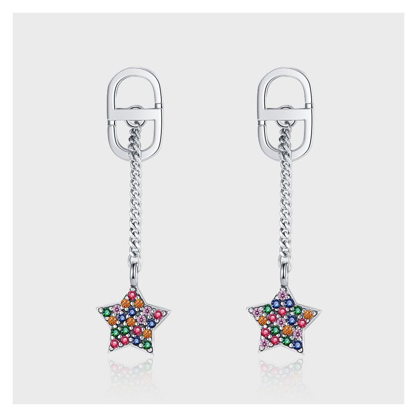 925 Silver Antique silver Zircon Balinese Earrings