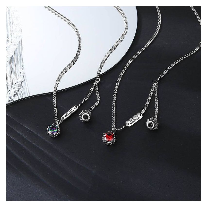 925 Silver Antique silver Zircon Balinese Pendants