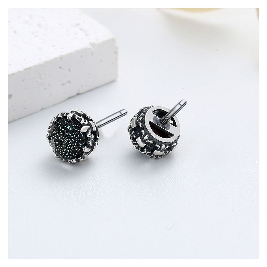 925 Silver Antique silver Balinese Earrings