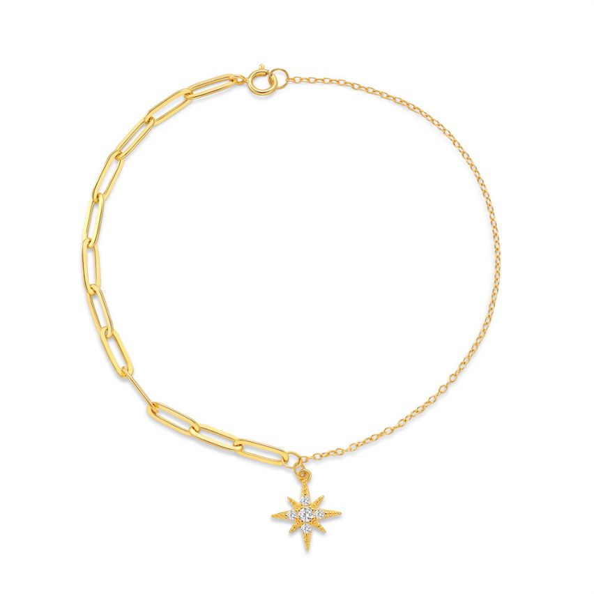 925 Silver 3 galvanization layers Zircon Minimalist Bracelets 1.95g