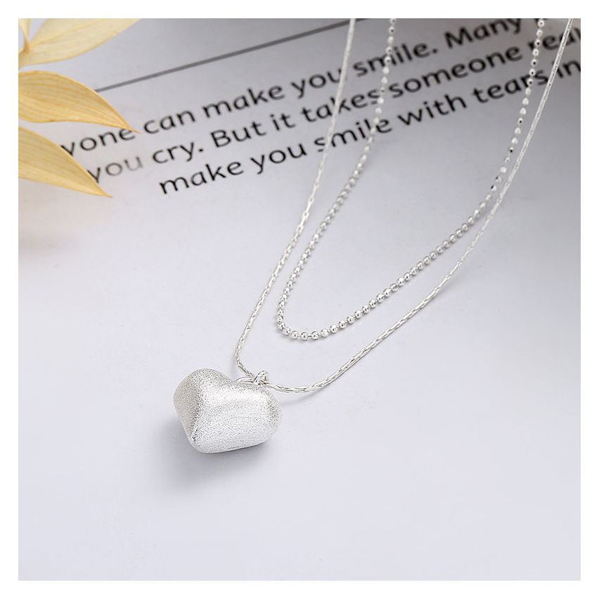 ESSENTIAL Brushed silver 925 Silver Smooth Pendants