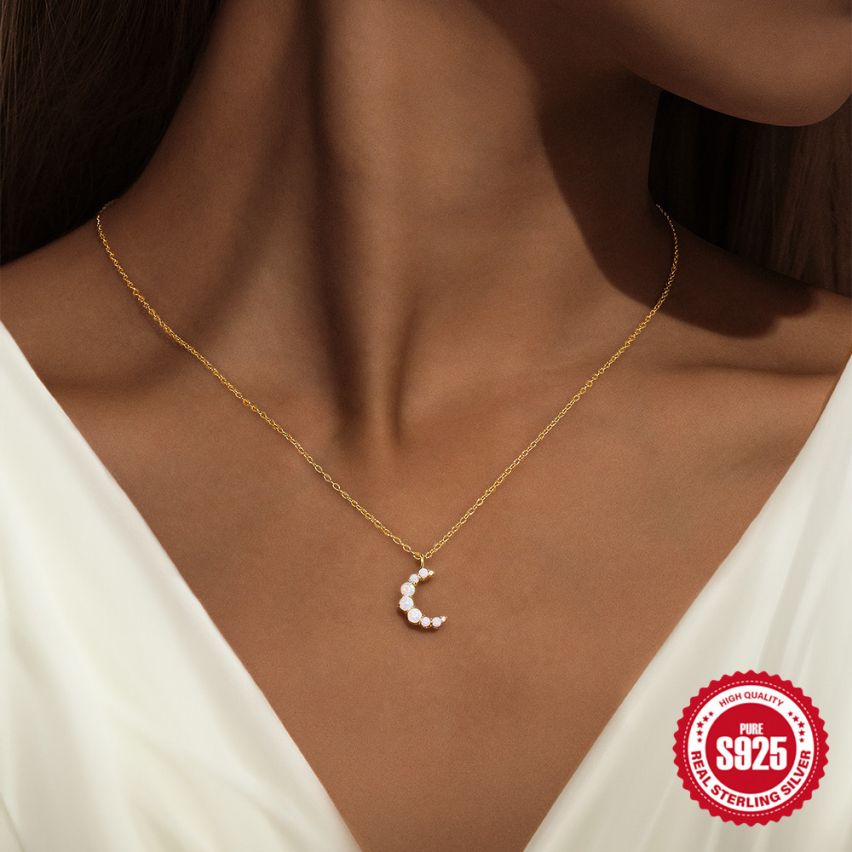 ESSENTIAL 3 galvanization layers 925 Silver Opal Minimalist Pendants 