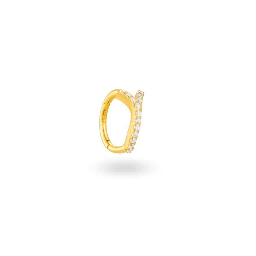 925 Silver 3 galvanization layers Piercing Earrings 0.45g