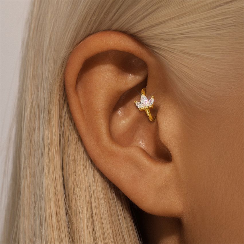 ESSENTIAL 3 galvanization layers 925 Silver Piercing Earrings 