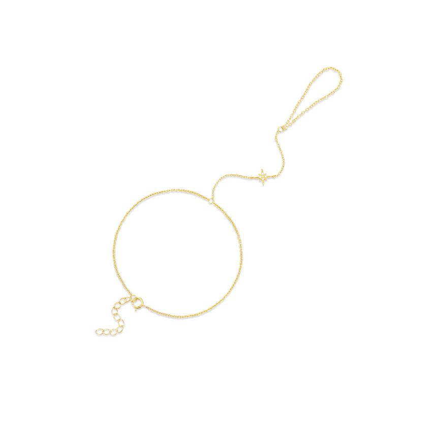 925 Silver 3 galvanization layers Zircon Indians Bracelets 1.3g