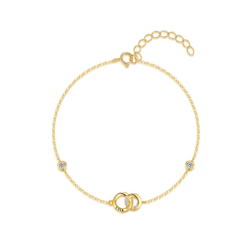 925 Silver 3 galvanization layers Zircon Minimalist Bracelets 1.5g