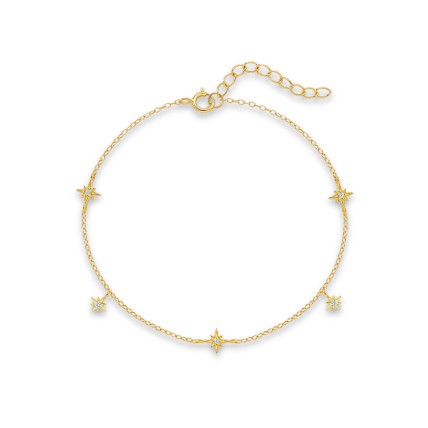 925 Silver 3 galvanization layers Zircon Minimalist Bracelets