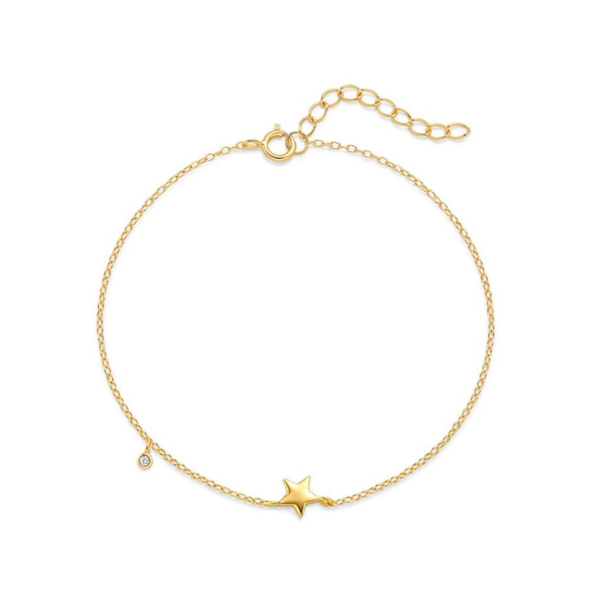 925 Silver 3 galvanization layers Zircon Minimalist Bracelets