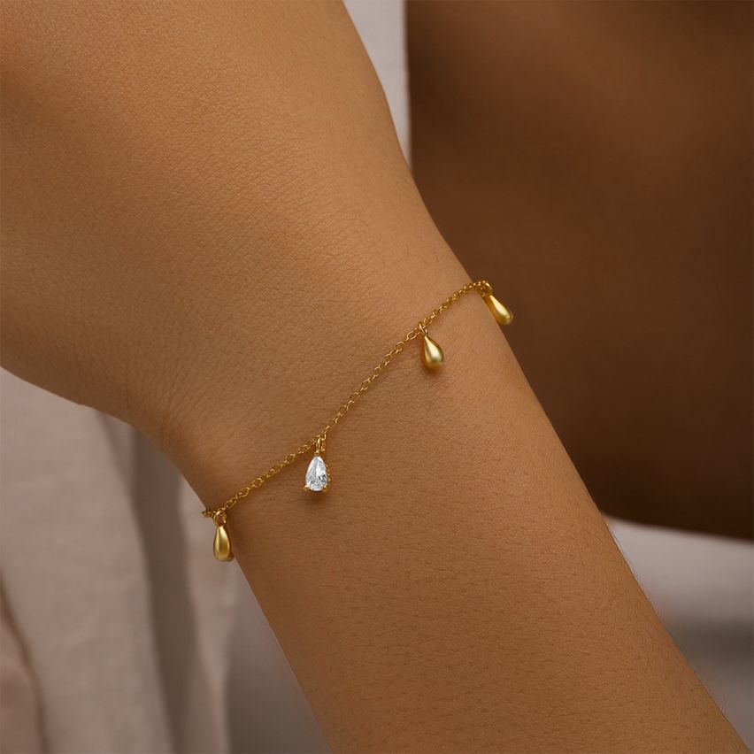 925 Silver 3 galvanization layers Zircon Minimalist Bracelets