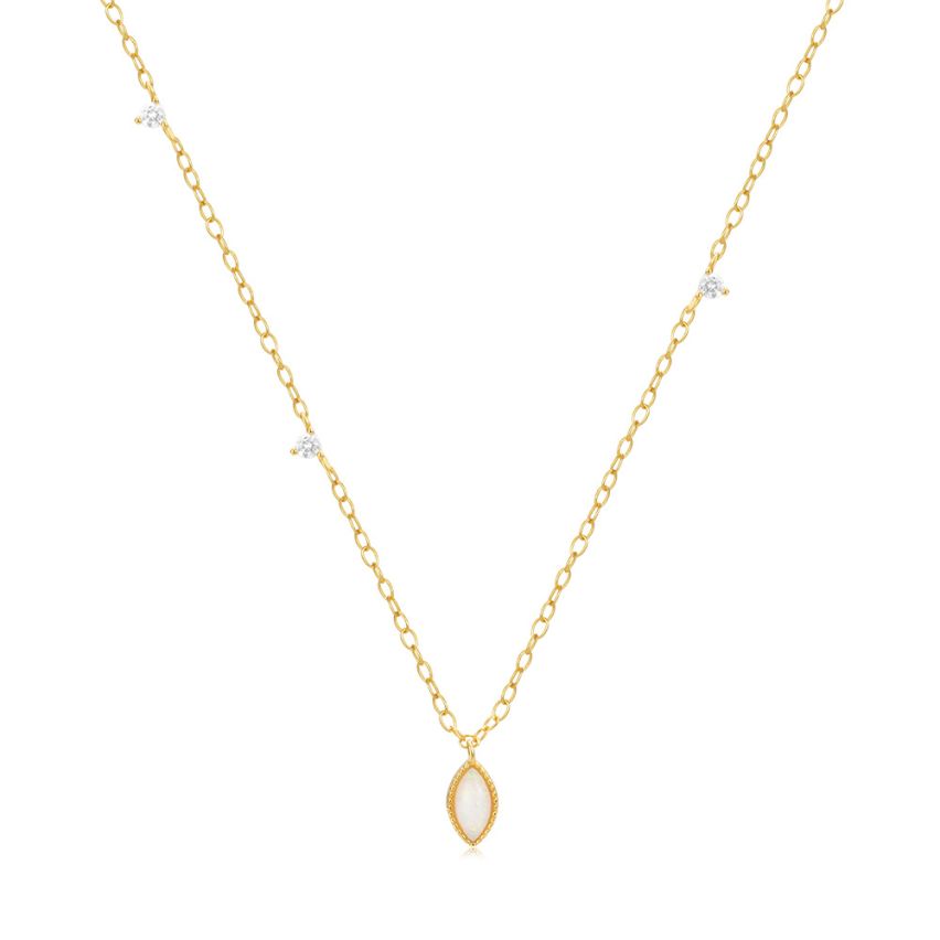 925 Silver 3 galvanization layers Zircon Minimalist Pendants 1.33g