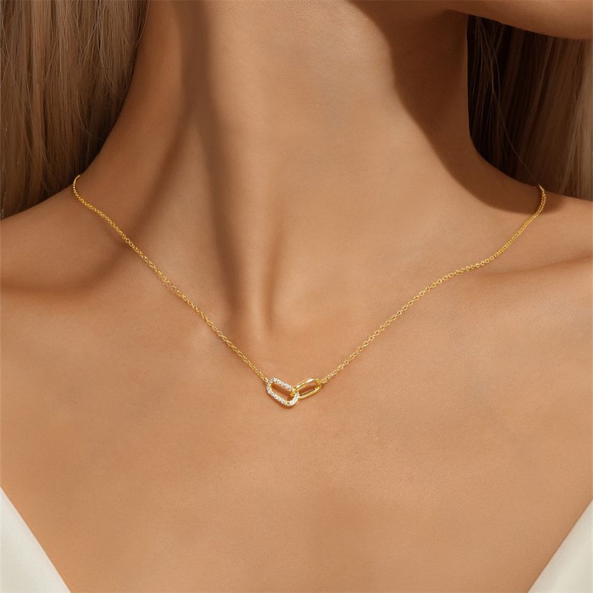 ESSENTIAL 3 galvanization layers 925 Silver Zircon Minimalist Pendants 