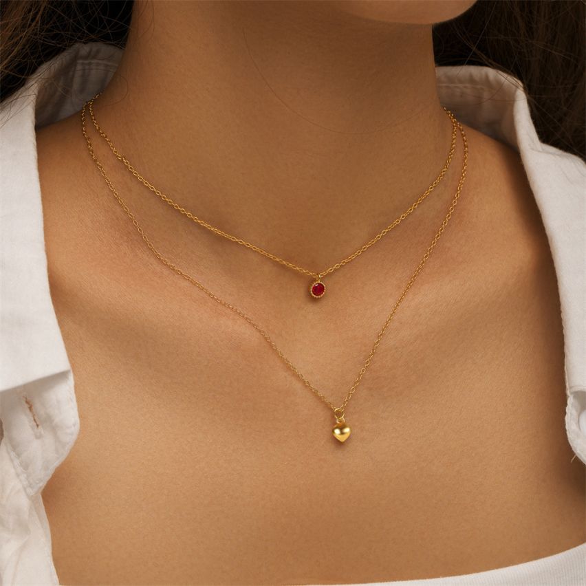 ESSENTIAL 3 galvanization layers 925 Silver Zircon Minimalist Pendants 