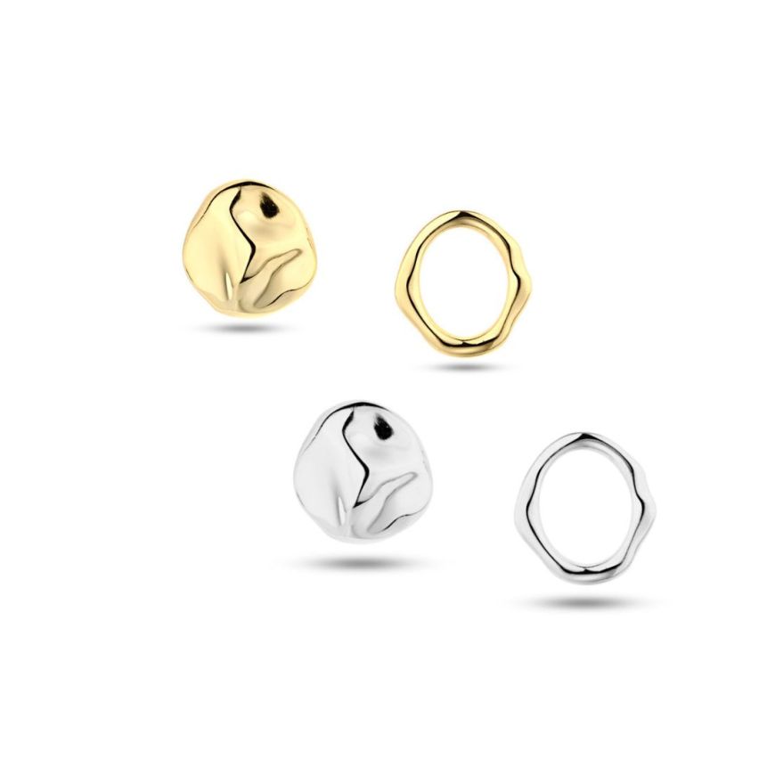 925 Silver Geometric Earrings