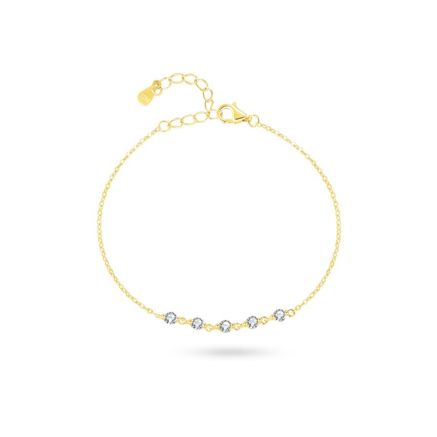 925 Silver Gold Plating GRA Moissanite-Diamond certificate Minimalist Bracelets 1.47g