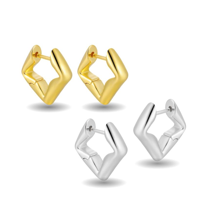 ESSENTIAL 925 Silver Hoop Earrings EU48 - ES8 - US4,50 