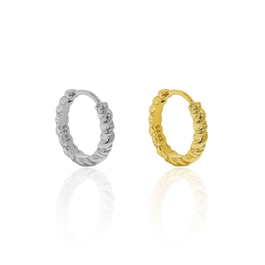 925 Silver Hoop Earrings