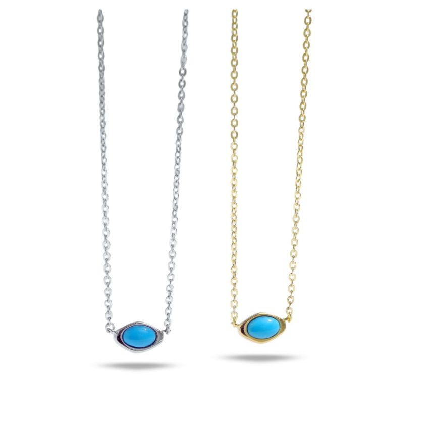 Lake blue Turquoise Minimalist Pendants 