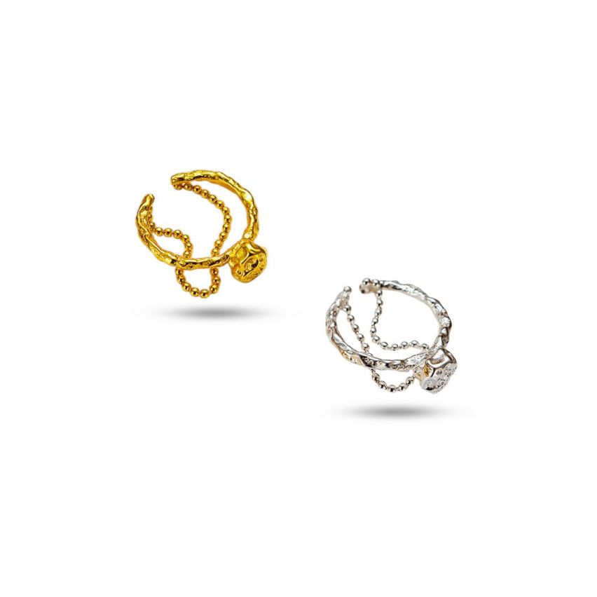 925 Silver Texture Rings