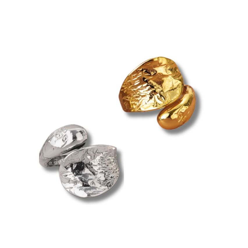 925 Silver Texture Rings