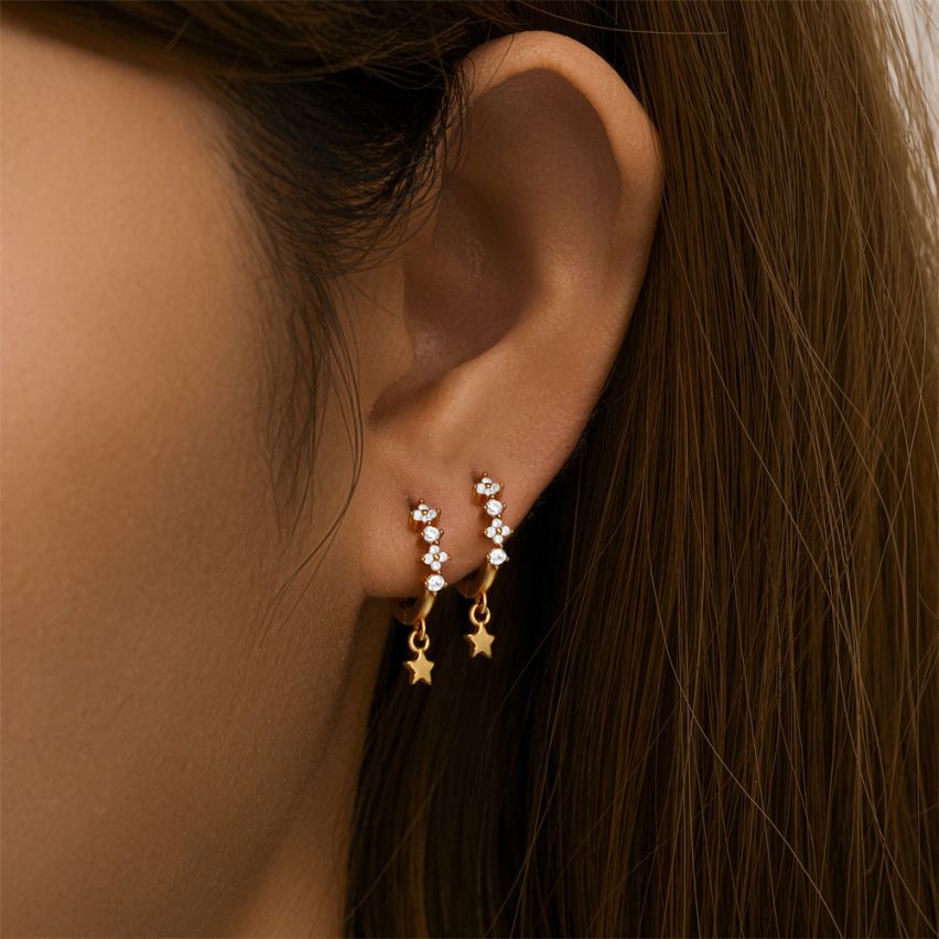 Zircon Minimalist Earrings