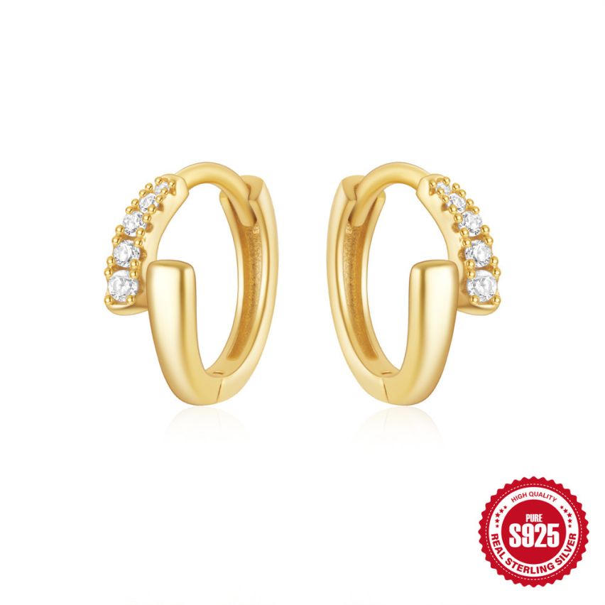 Zircon Minimalist Earrings