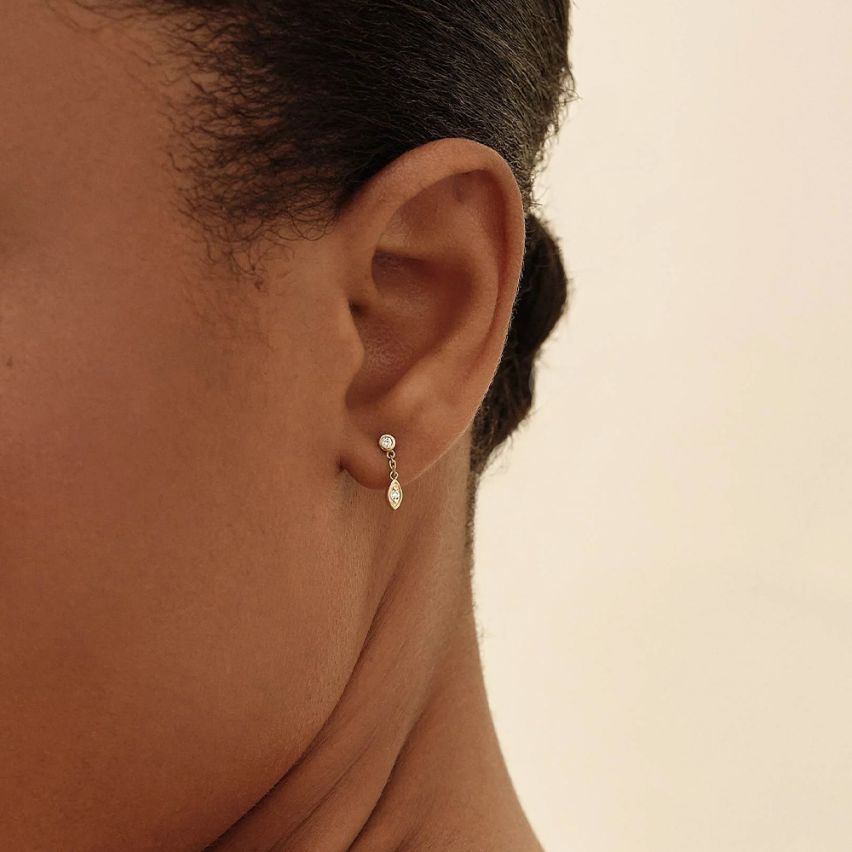 Zircon Minimalist Earrings
