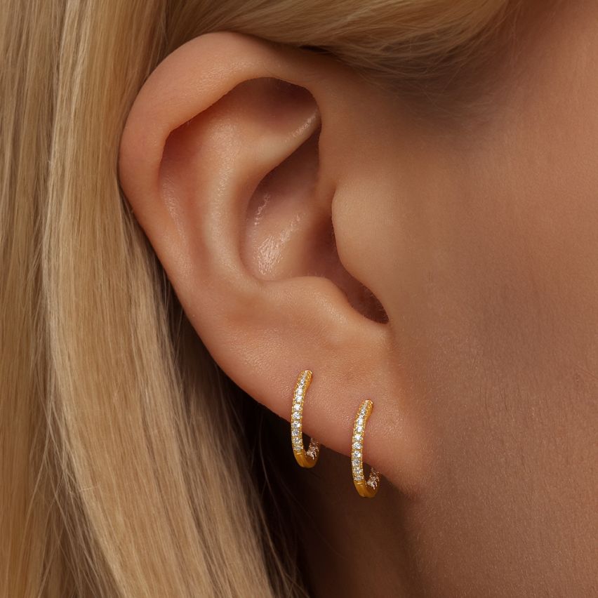 Zircon Minimalist Earrings 
