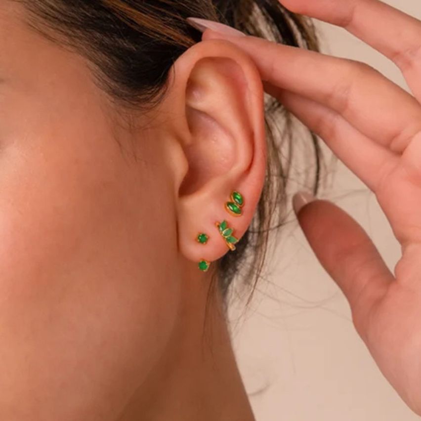 925 Silver Zircon Sets Earrings