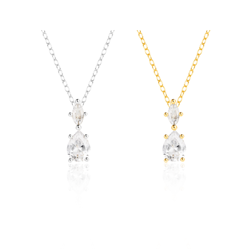 925 Silver Zircon Minimalist Pendants