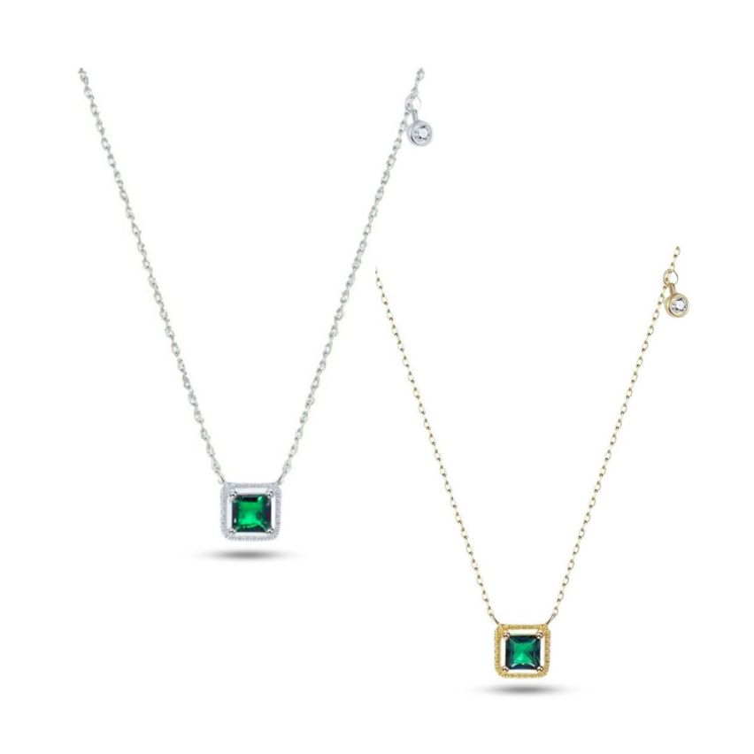 925 Silver Zircon Minimalist Pendants