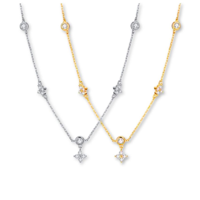 925 Silver Zircon Minimalist Pendants