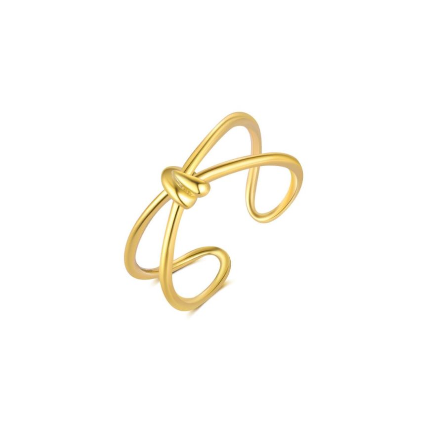 925 Silver Gold Plating Minimalist Rings