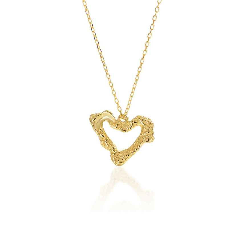 925 Silver Gold Plating Texture Pendants 10g