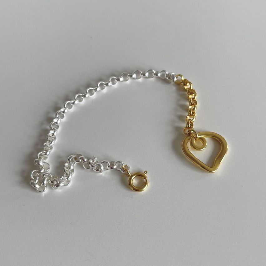 925 Silver Gold & Silver planting Minimalist Bracelets
