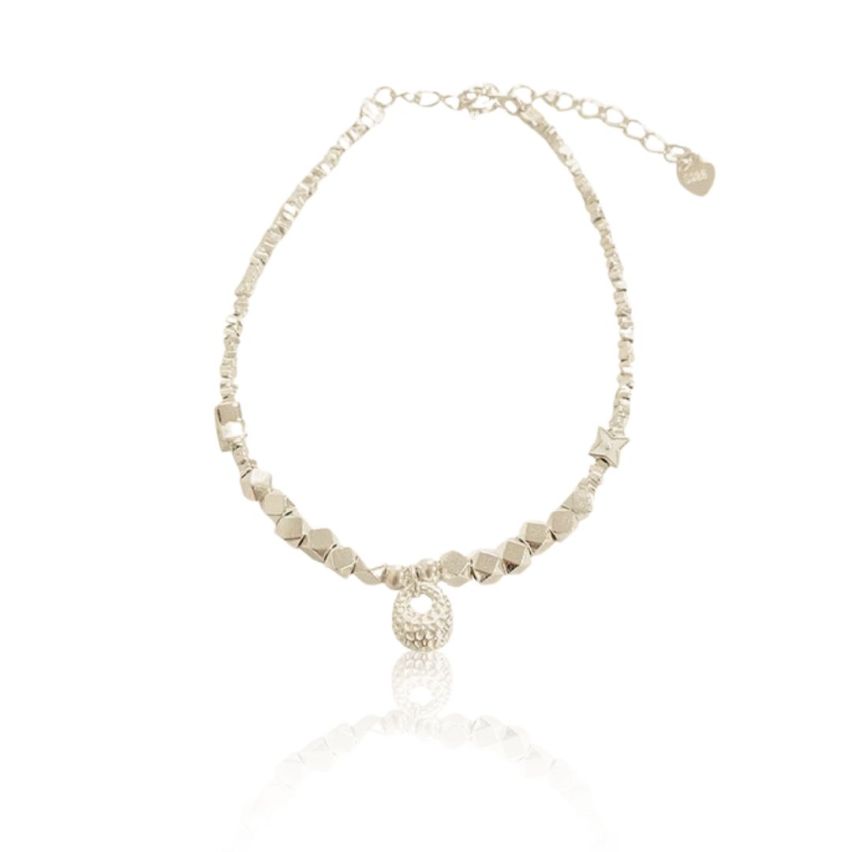 925 Silver Rhodium Plating Beads Bracelets