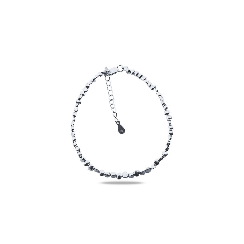 925 Silver Rhodium Plating Beads Bracelets