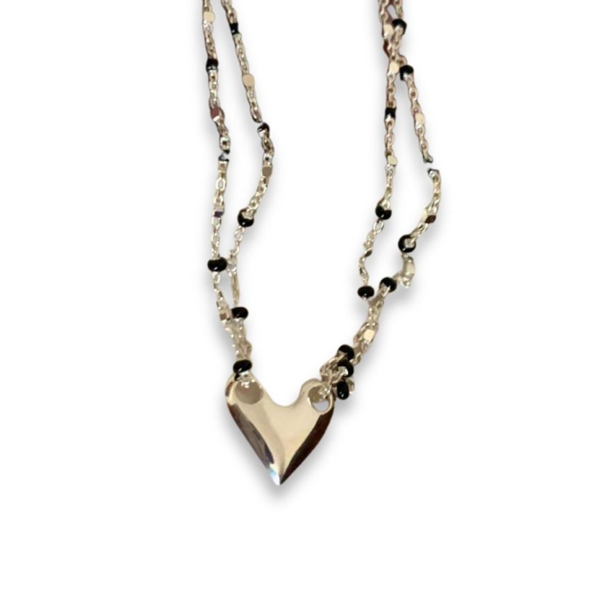 925 Silver Rhodium Plating White Beads Pendants