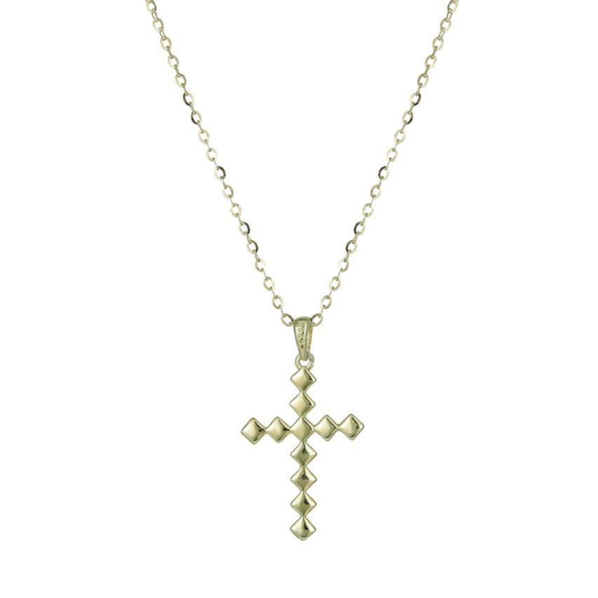 925 Silver Rhodium Plating Cross Pendants 2g