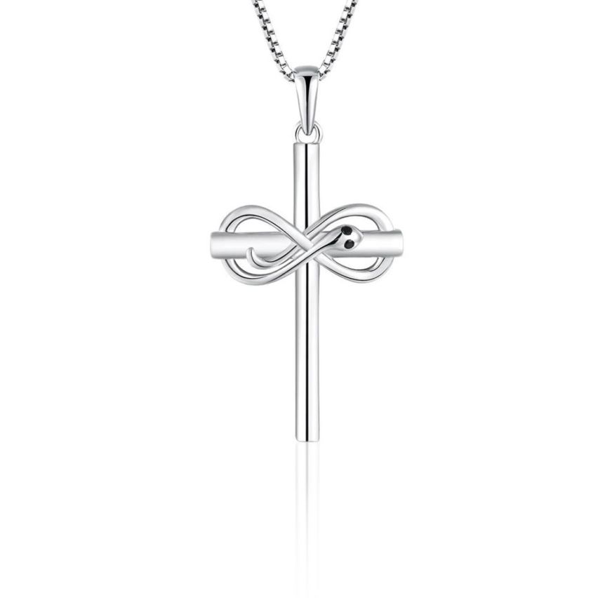 925 Silver Rhodium Plating Cross Pendants 3g