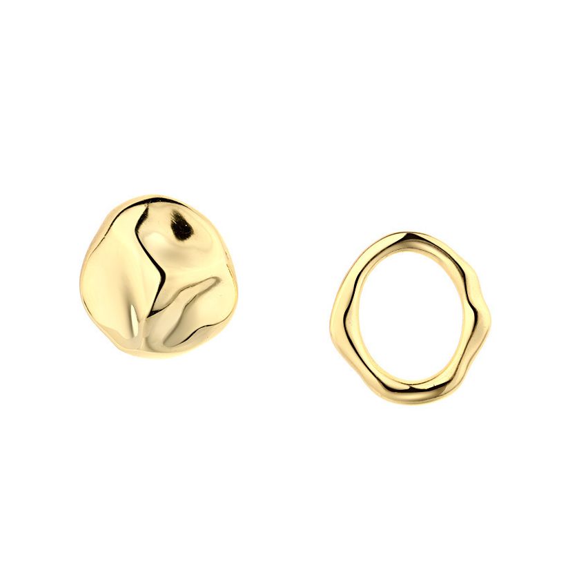 925 Silver Gold Plating Geometric Earrings