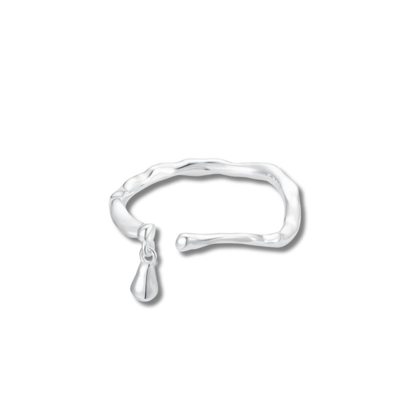 925 Silver Rhodium Plating Minimalist Rings EU53 - ES13 - US6,50