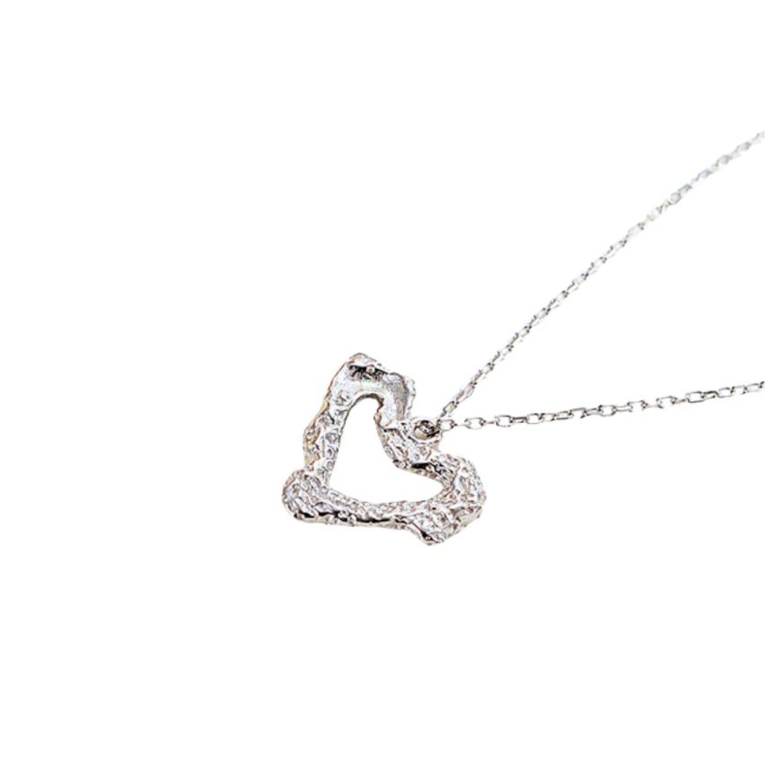 925 Silver Rhodium Plating Texture Pendants 10g