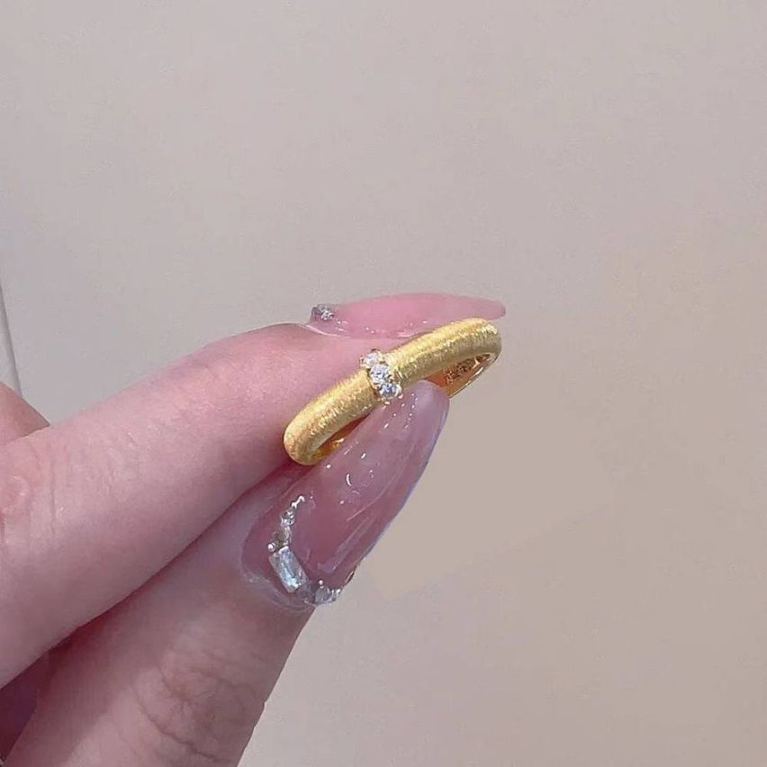 Gold Plating Zircon Rings 