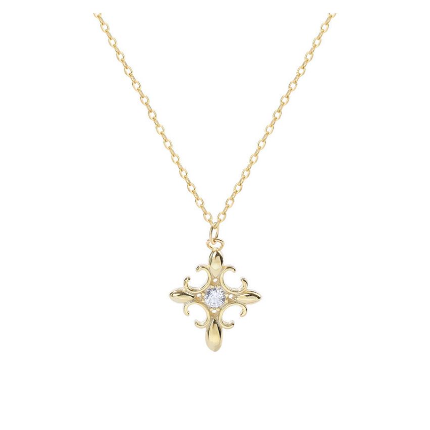 ESSENTIAL Gold Plating 925 Silver Cross Pendants