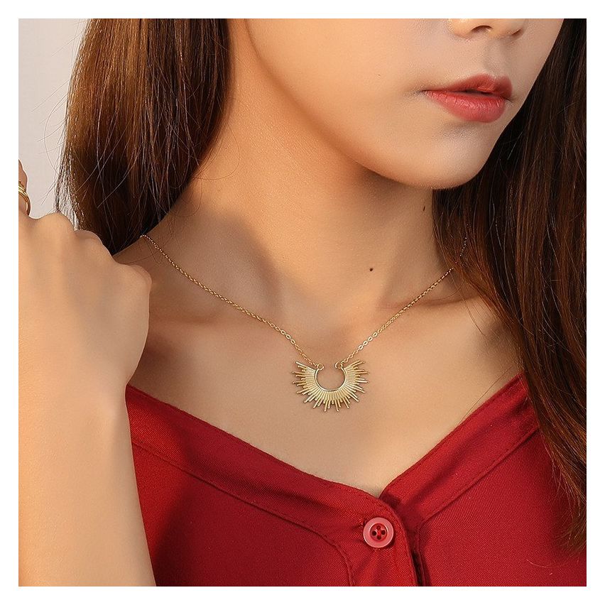 ESSENTIAL Gold Plating 925 Silver Geometric Pendants