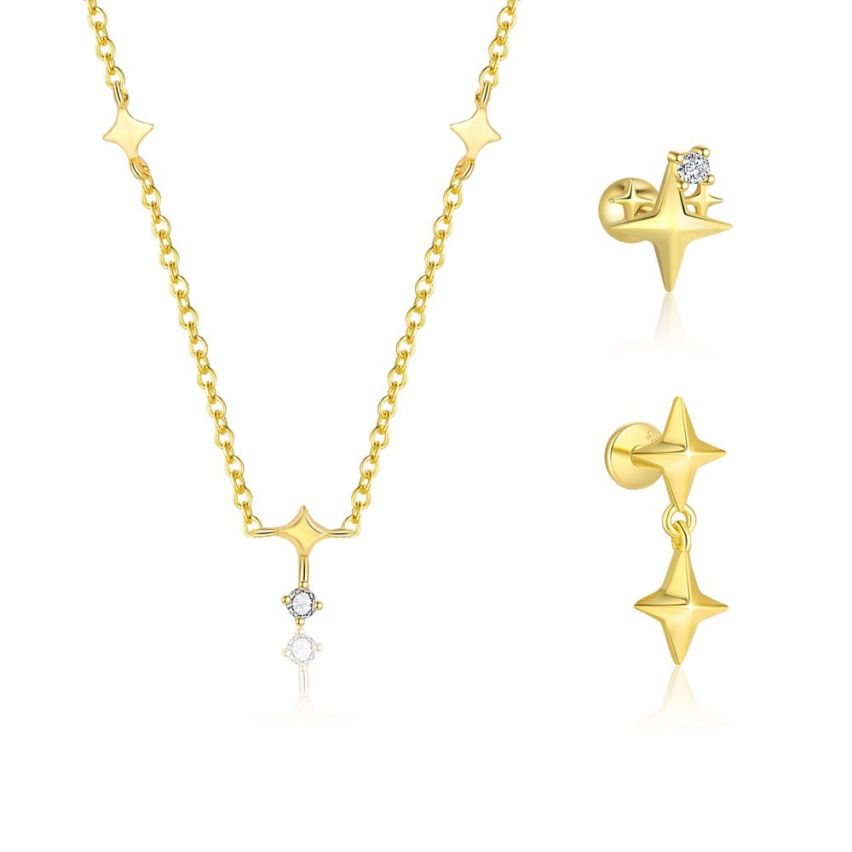 ESSENTIAL Gold Plating 925 Silver Minimalist Pendants