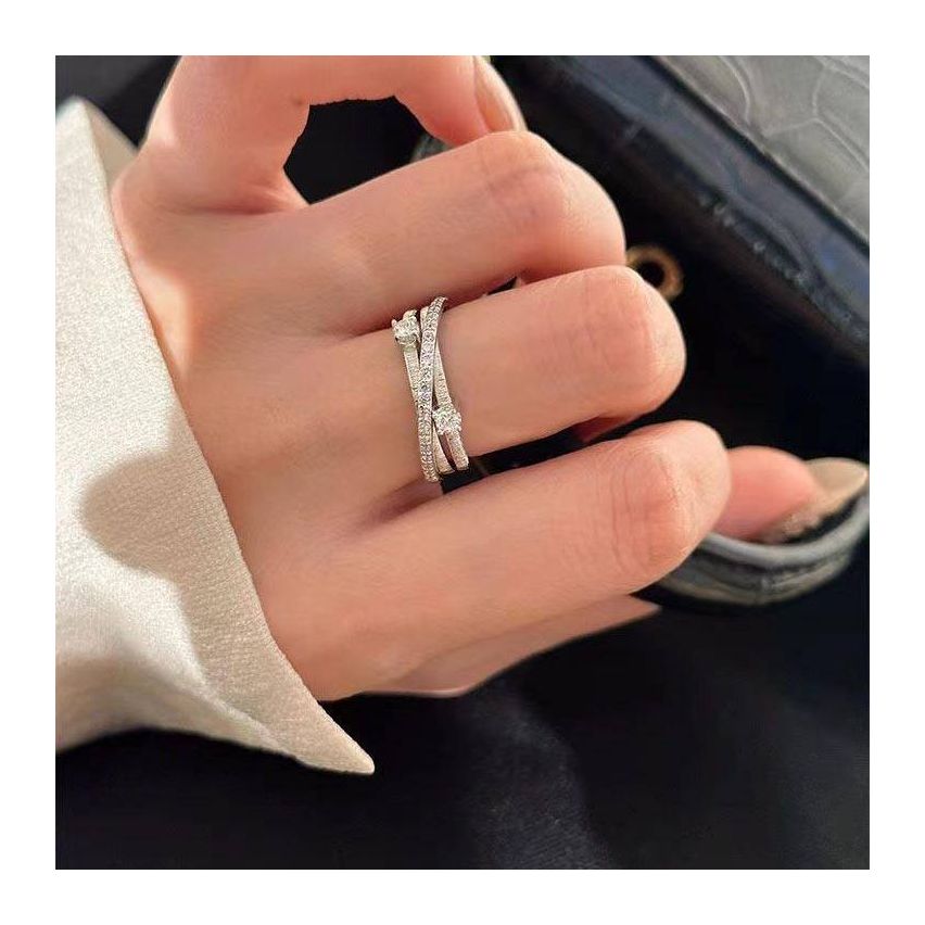 Rhodium Plating Zircon Rings 