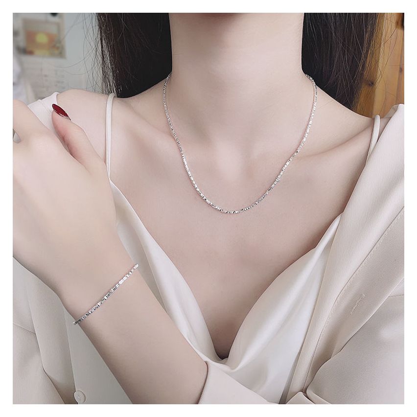 ESSENTIAL Rhodium Plating 925 Silver Bead Pendants