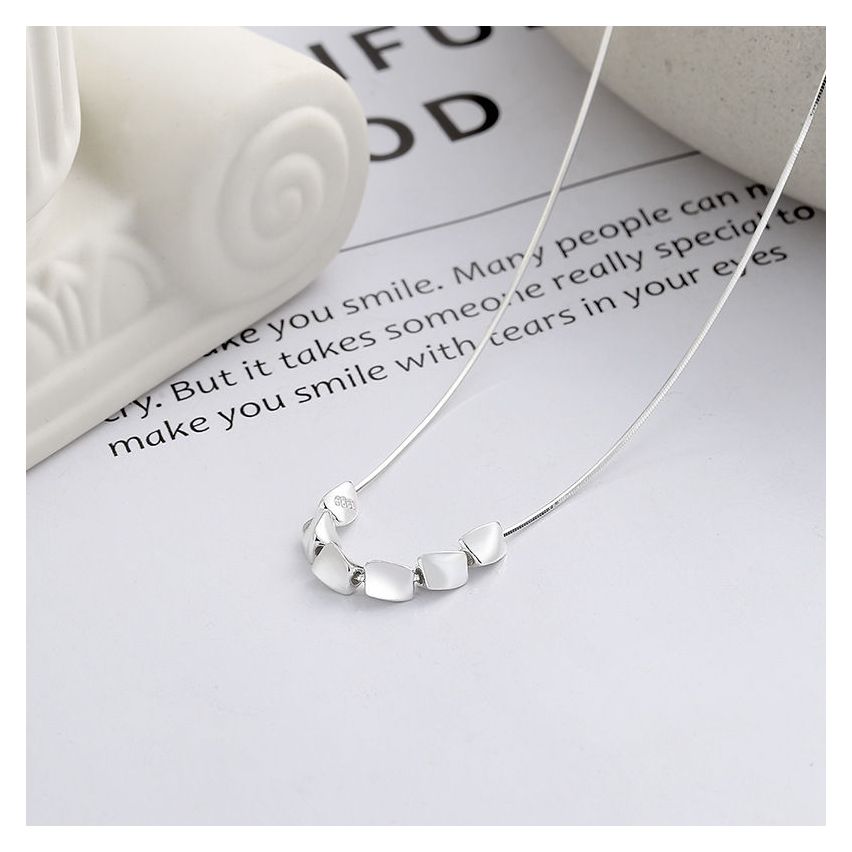 ESSENTIAL Rhodium Plating 925 Silver Smooth Pendants