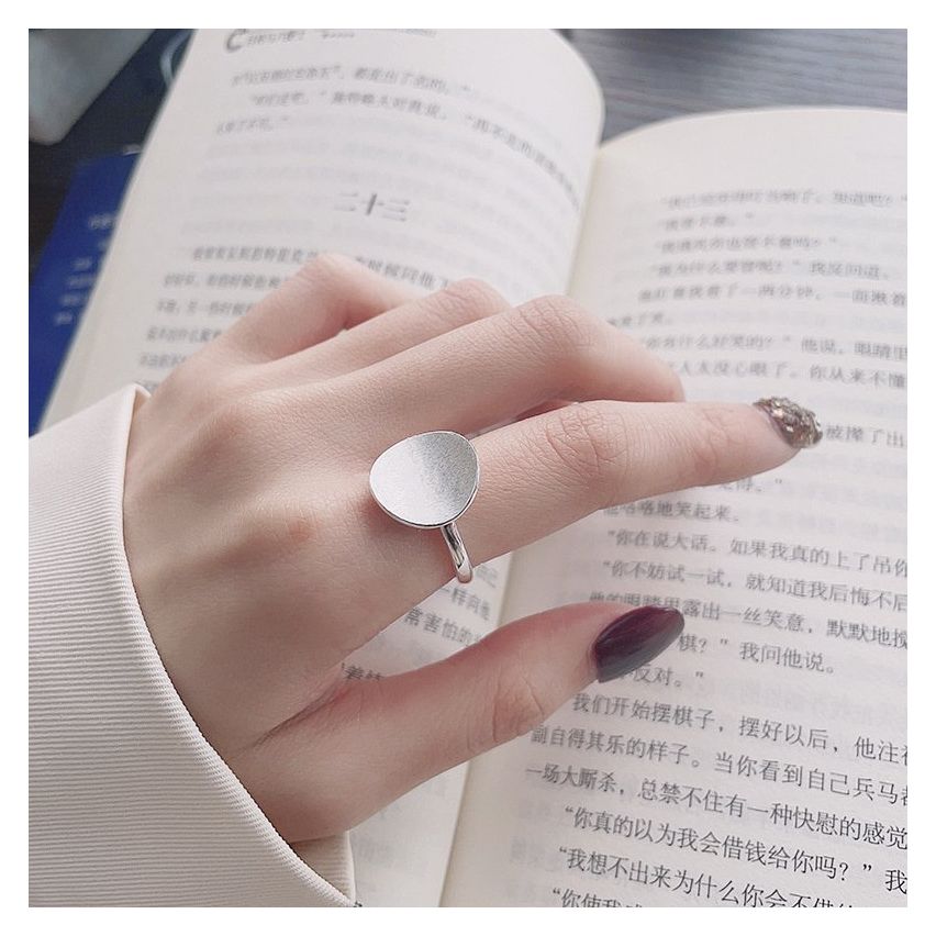 ESSENTIAL Rhodium Plating 925 Silver Smooth Rings